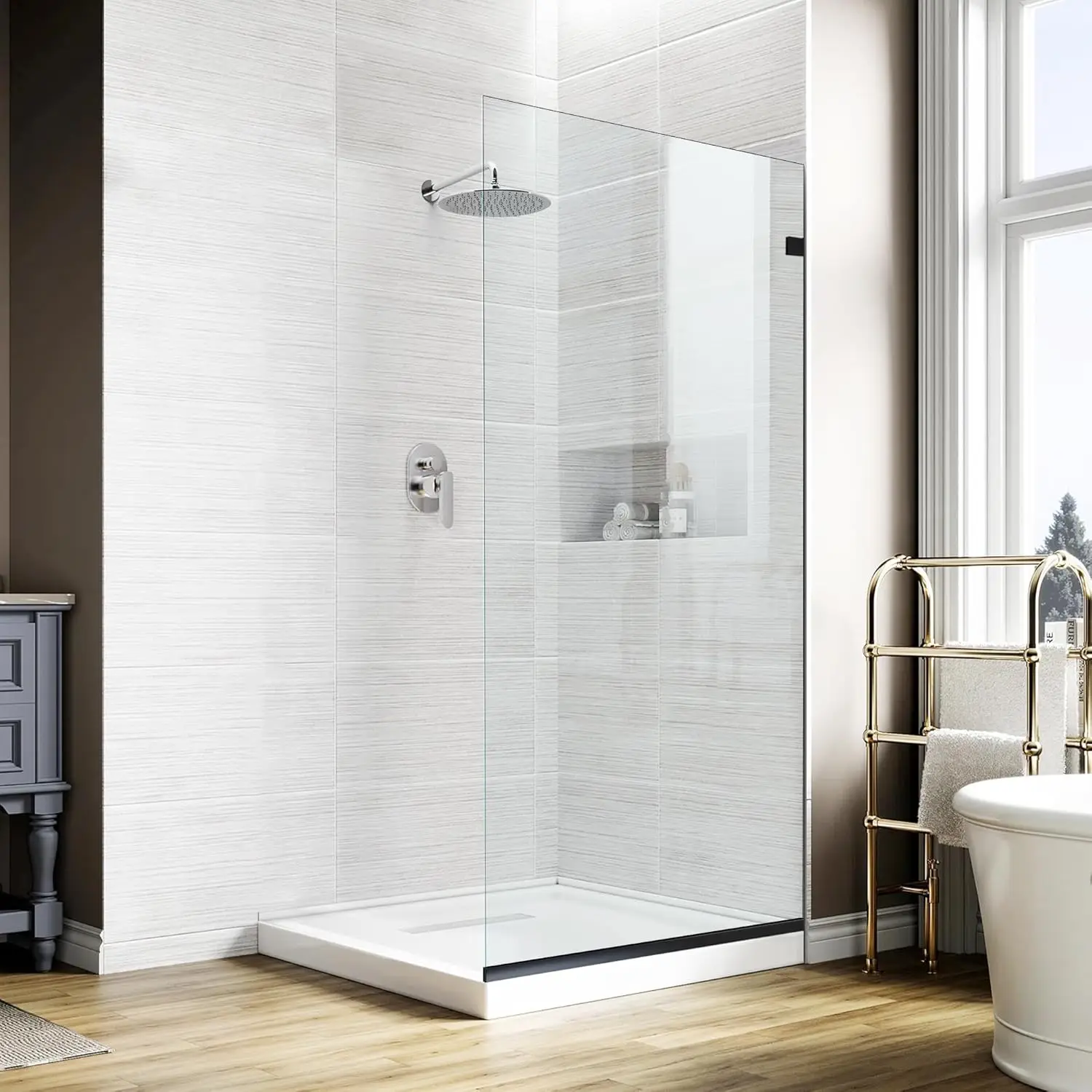 Glass Door Hinge - Bathroom Shower Door 32 * 78