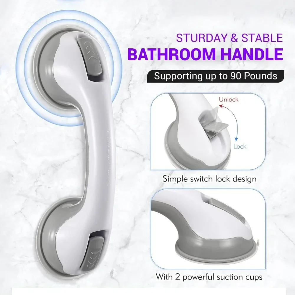 Glass Door Hinge - New Nail Free Suction Cup Armrest