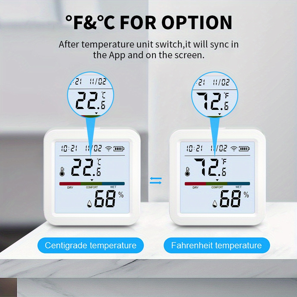 Tuya WiFi Temperature Humidity - Digital Hygrometer Probe avis et prix