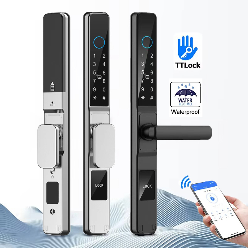 Waterproof Fingerprint Smart L - Glass Door Hinge avis et prix