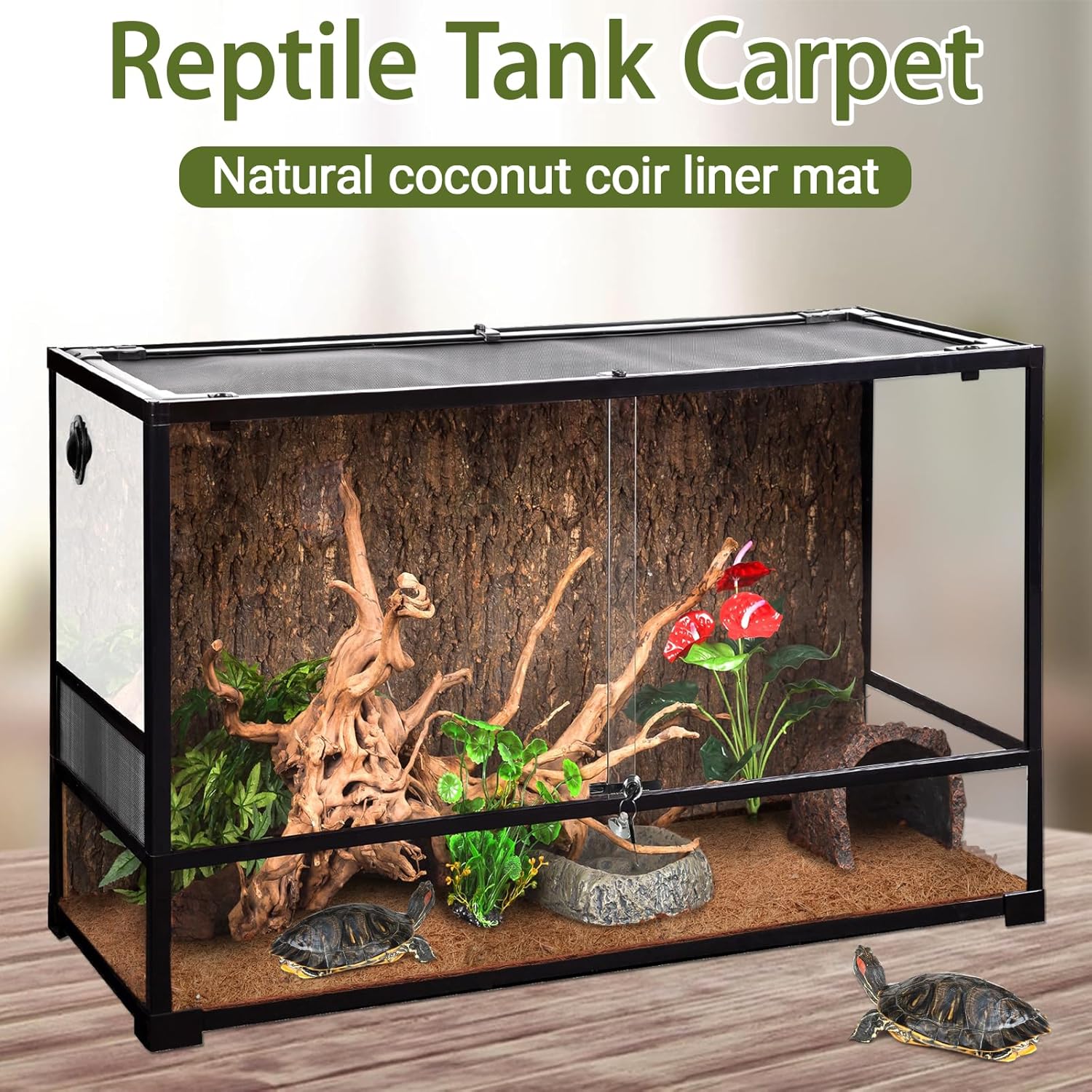 3 Rolls Reptile Carpet, 24x48i - Substrate Coconut Fiber avis et prix