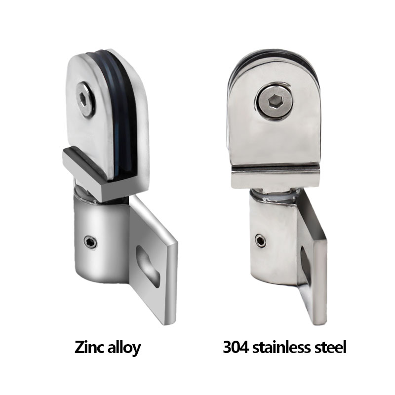 Bathroom glass door clip/clamp - Glass Door Hinge avis et prix