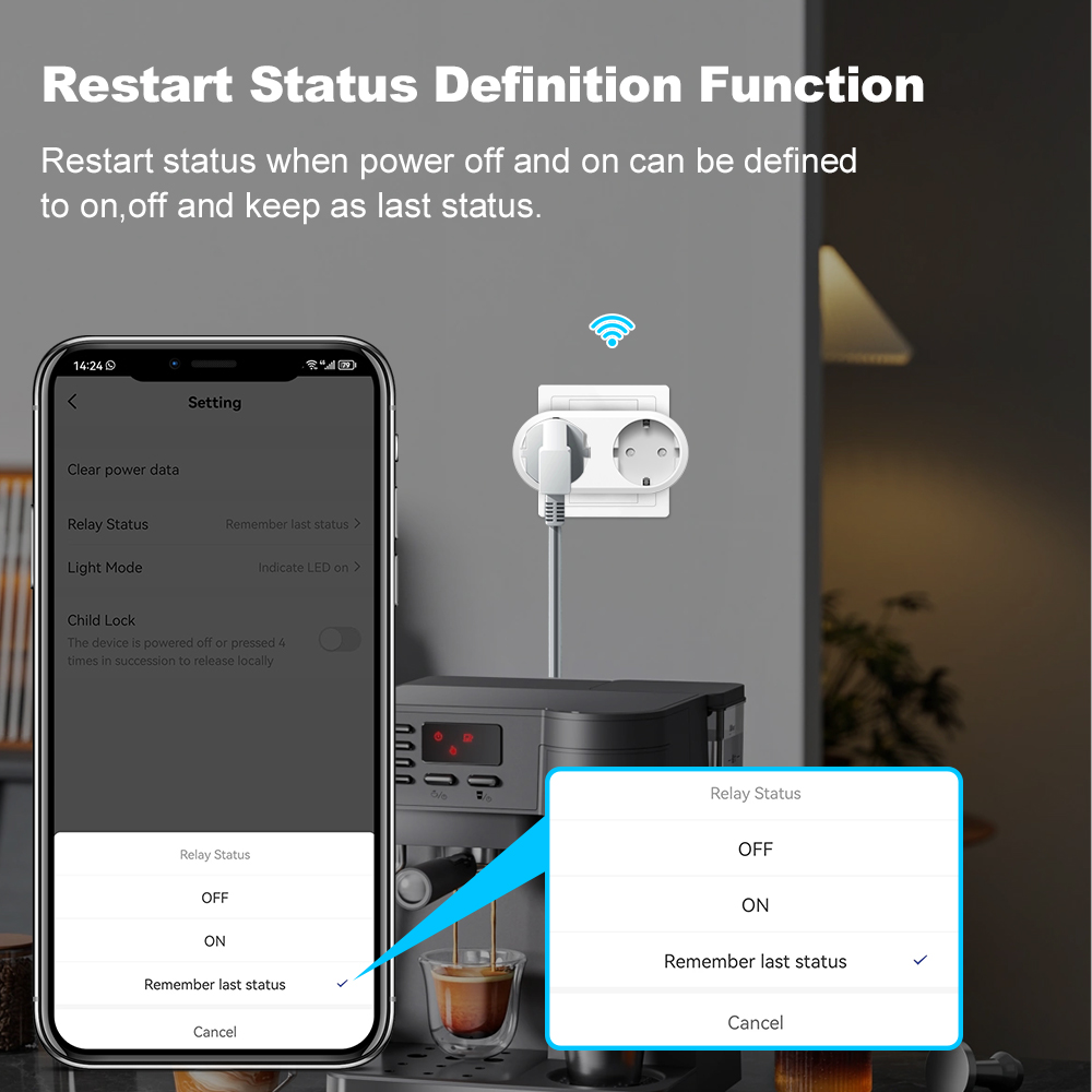Tuya WiFi Dual Outlet 16A APP  - Timer Dual Outlet avis et prix
