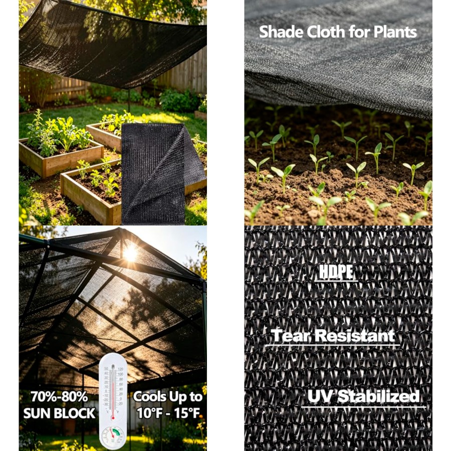 e.share Black Shade Cloth, 70- - Screen Top Mesh avis et prix