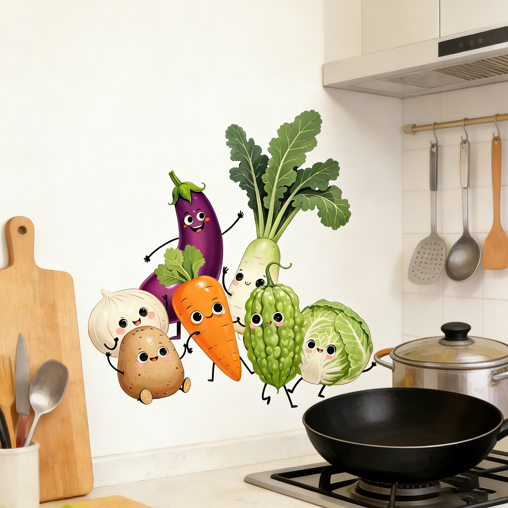 Emotionally Expressive Vegetab - Pvc Panel Background avis et prix