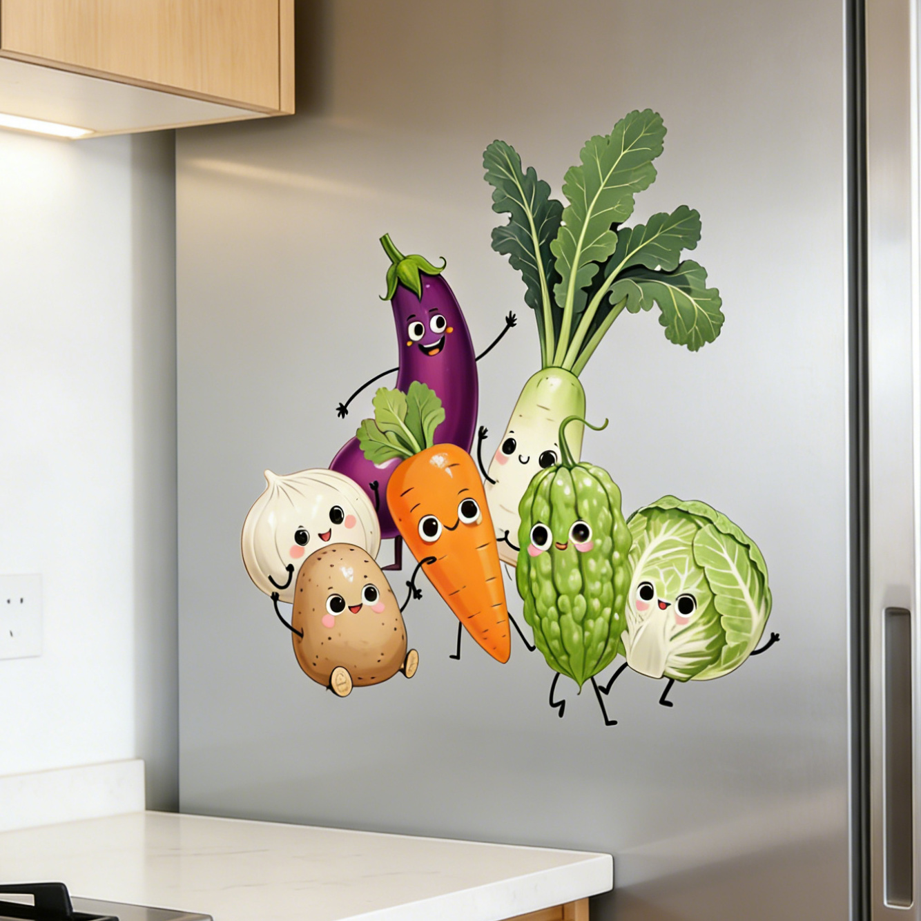 Emotionally Expressive Vegetab - Pvc Panel Background avis et prix