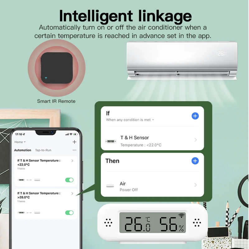Tuya Zigbee 3.0 Mini Temperatu - Digital Hygrometer Probe avis et prix