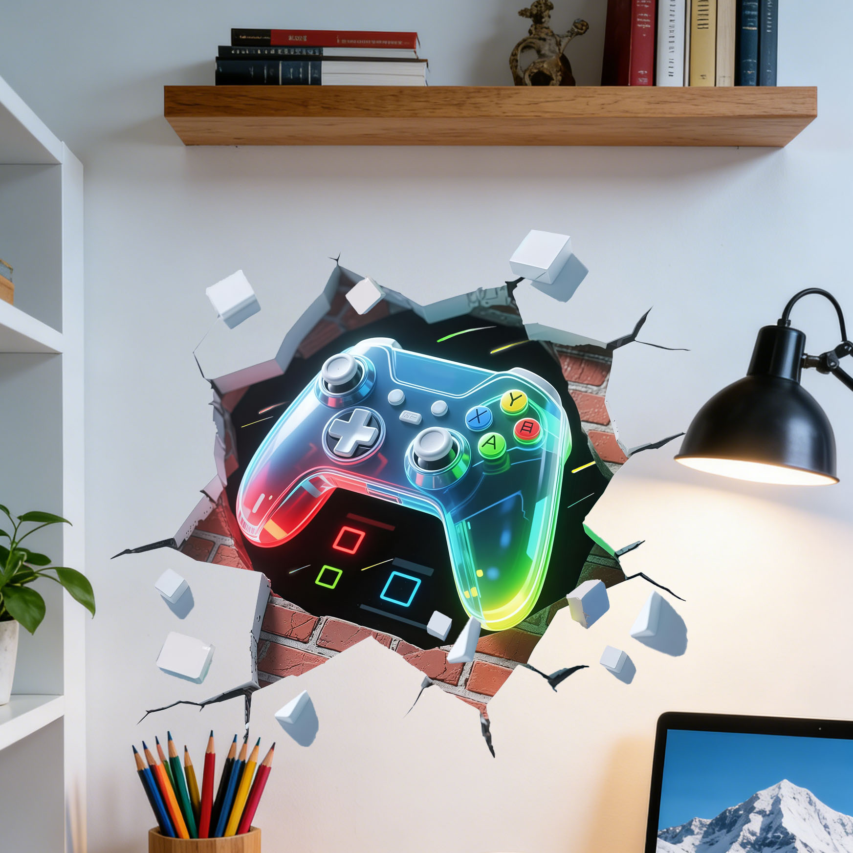 Game Controller Decal for Boys - Pvc Panel Background avis et prix