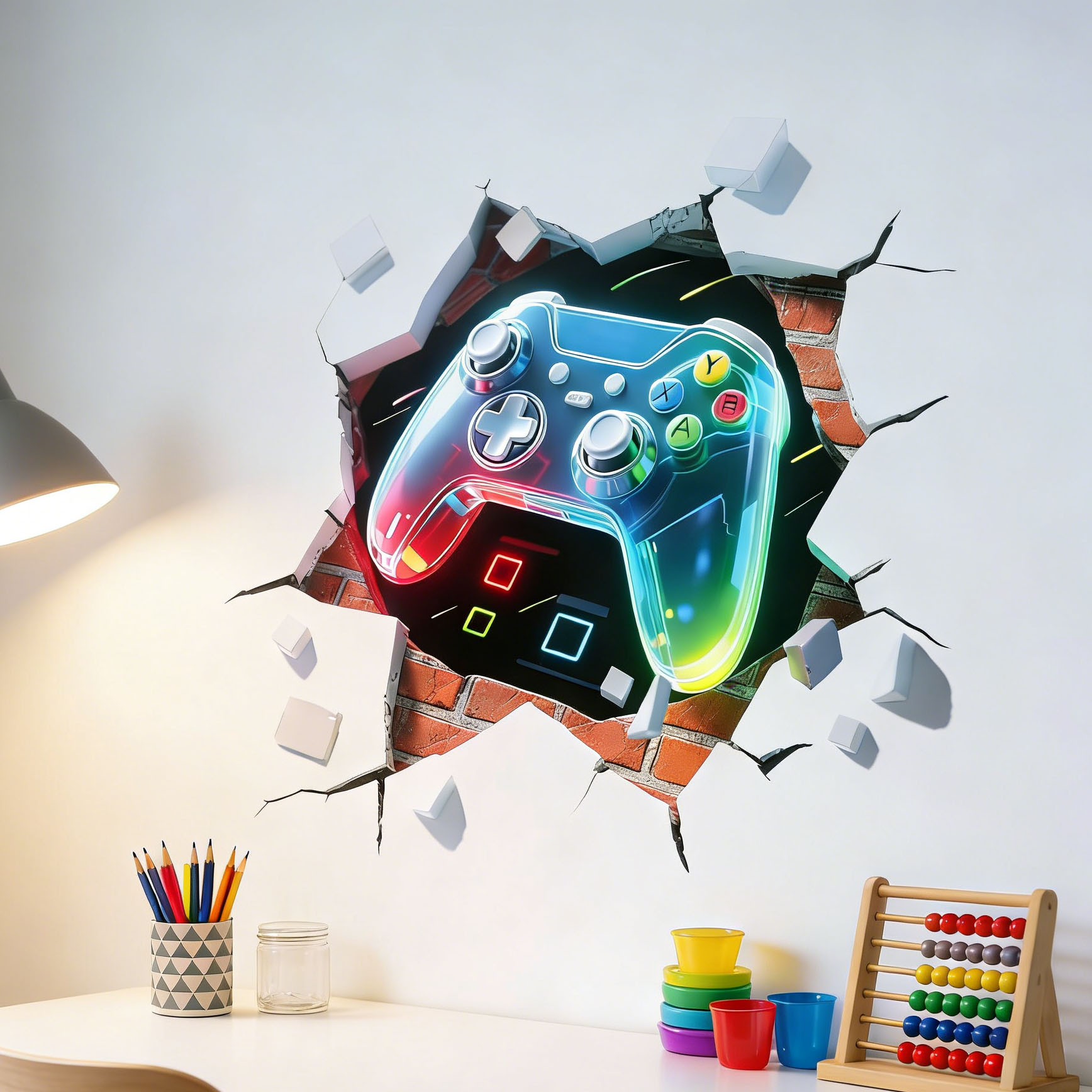Game Controller Decal for Boys - Pvc Panel Background avis et prix