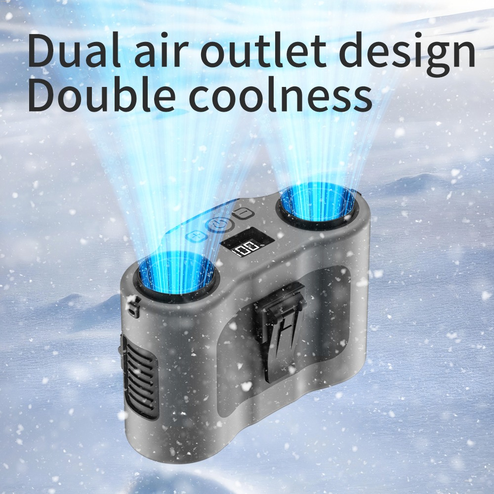 Portable Waist Clip Fan 5-spee - Timer Dual Outlet avis et prix