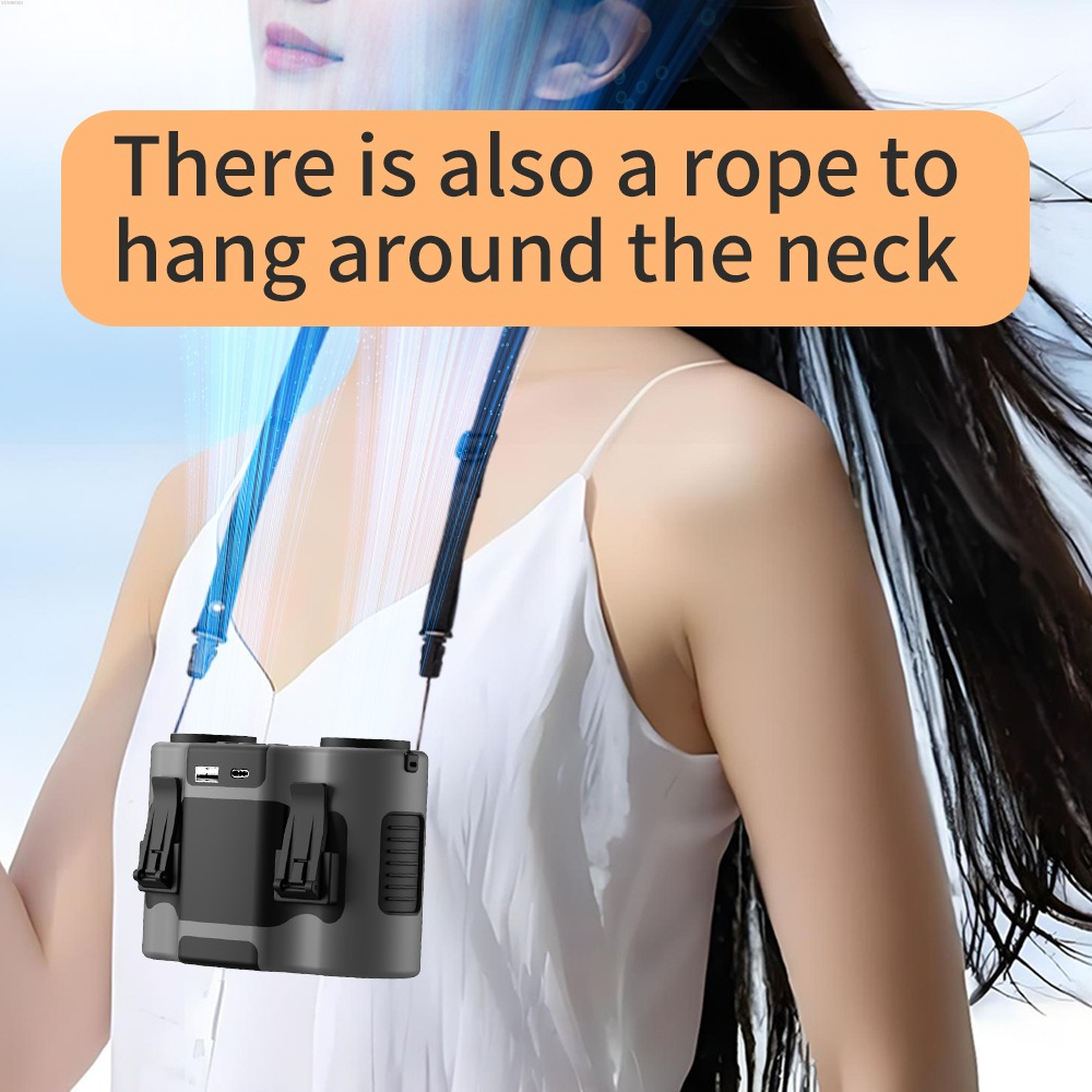 Portable Waist Clip Fan 5-spee - Timer Dual Outlet avis et prix