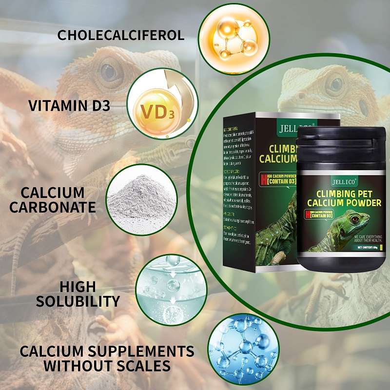 Crawling Pet Vitamin D3 Calciu - Calcium Powder Reptile avis et prix