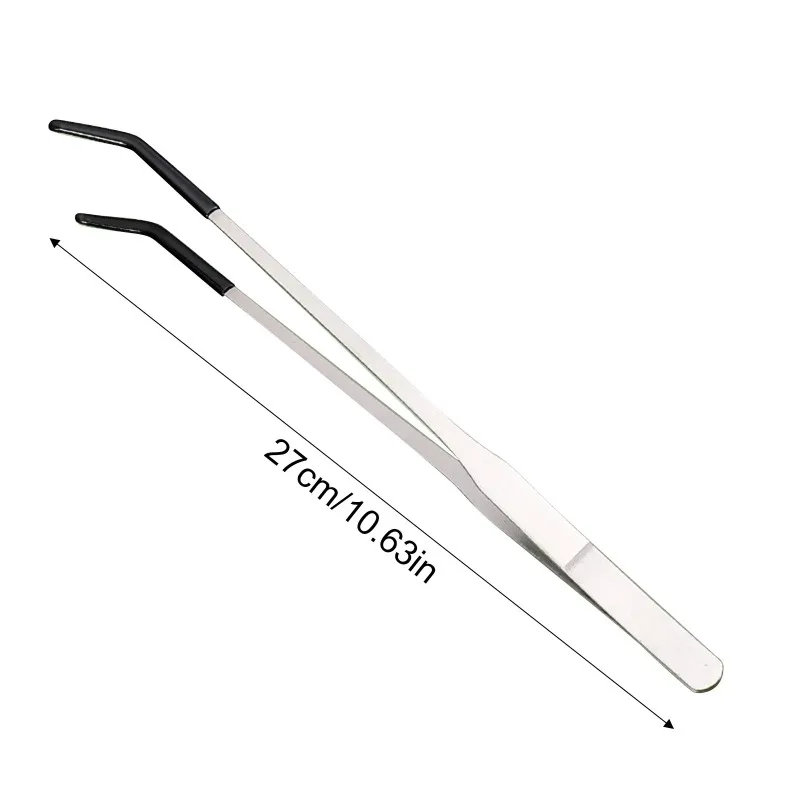 2pcs Bent Tip Tweezers For Cra - Feeding Tong Stainless avis et prix
