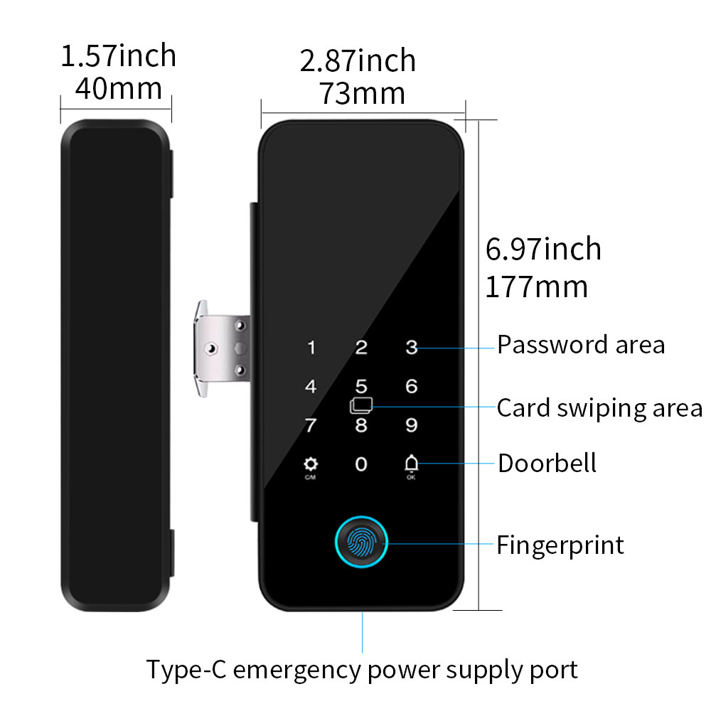 Tuya Smart Life Bluetooth Glas - Glass Door Hinge avis et prix
