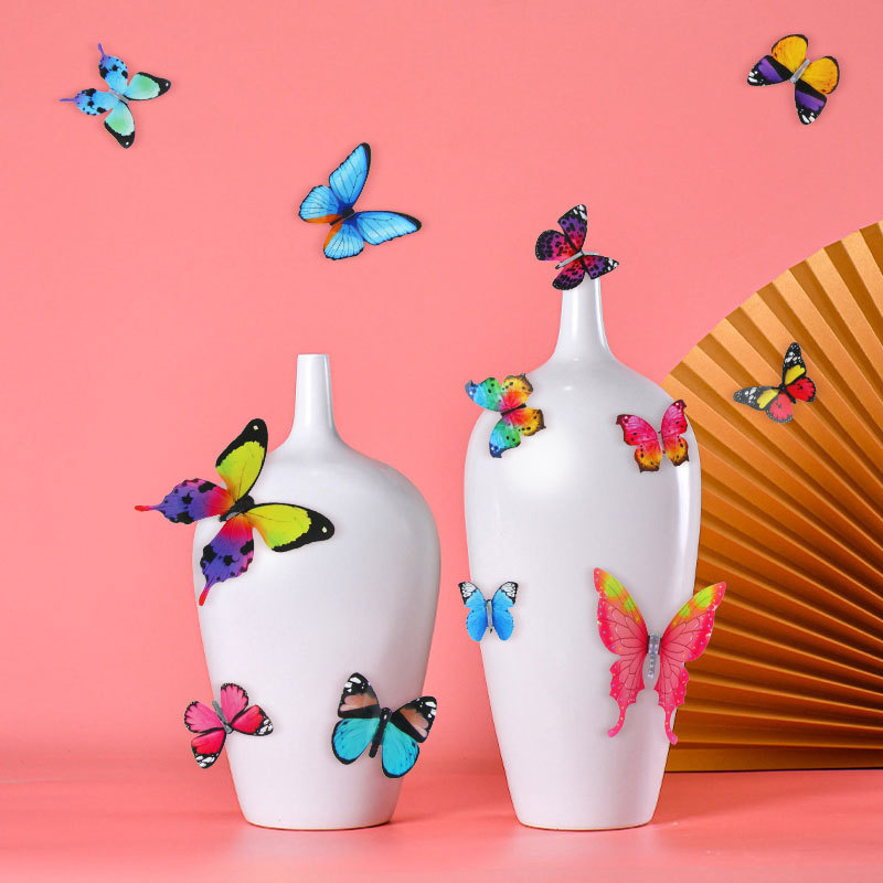 12Pcs 3D Butterfly Wall Sticke - Pvc Panel Background avis et prix