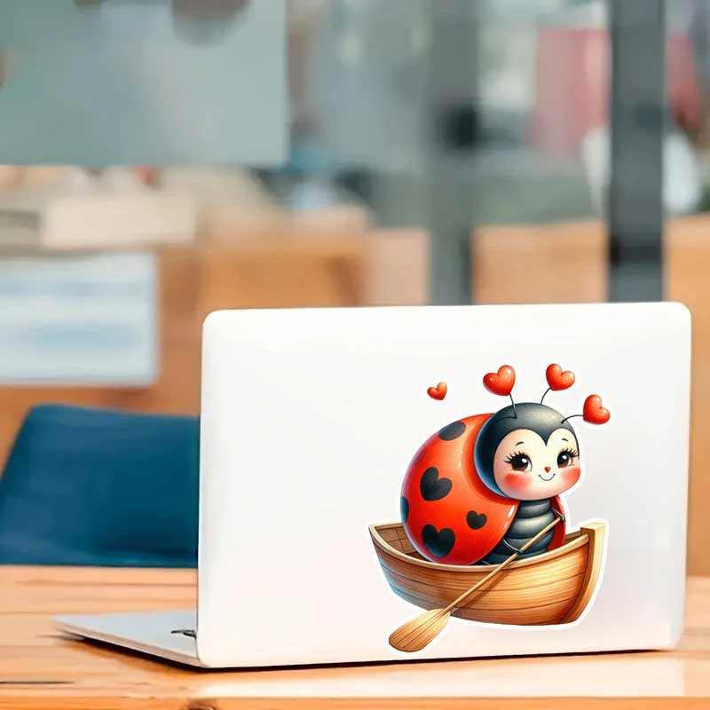Cute Ladybug Wall Stickers Liv - Pvc Panel Background avis et prix