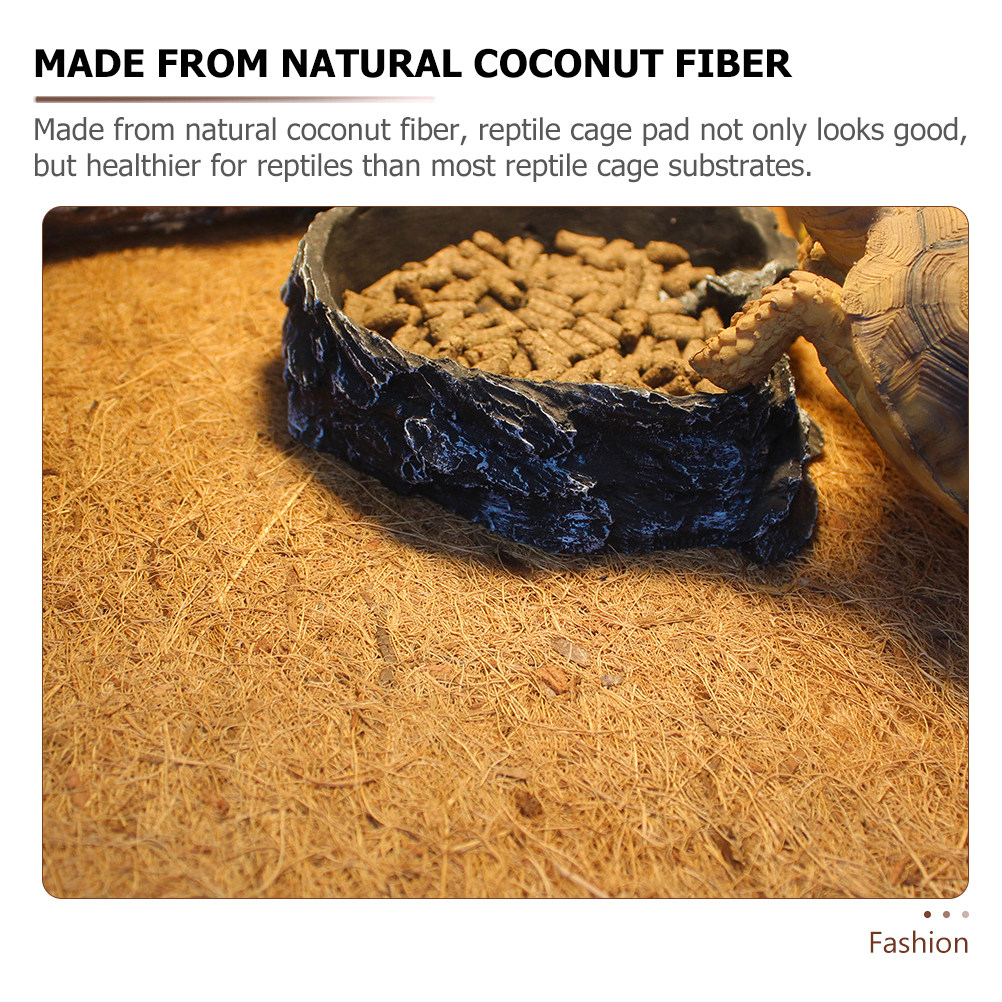 Reptile Carpet Natural Coconut - Substrate Coconut Fiber avis et prix