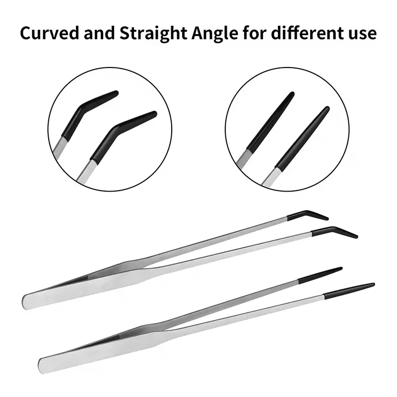 Straight and Curved Aquarium T - Feeding Tong Stainless avis et prix