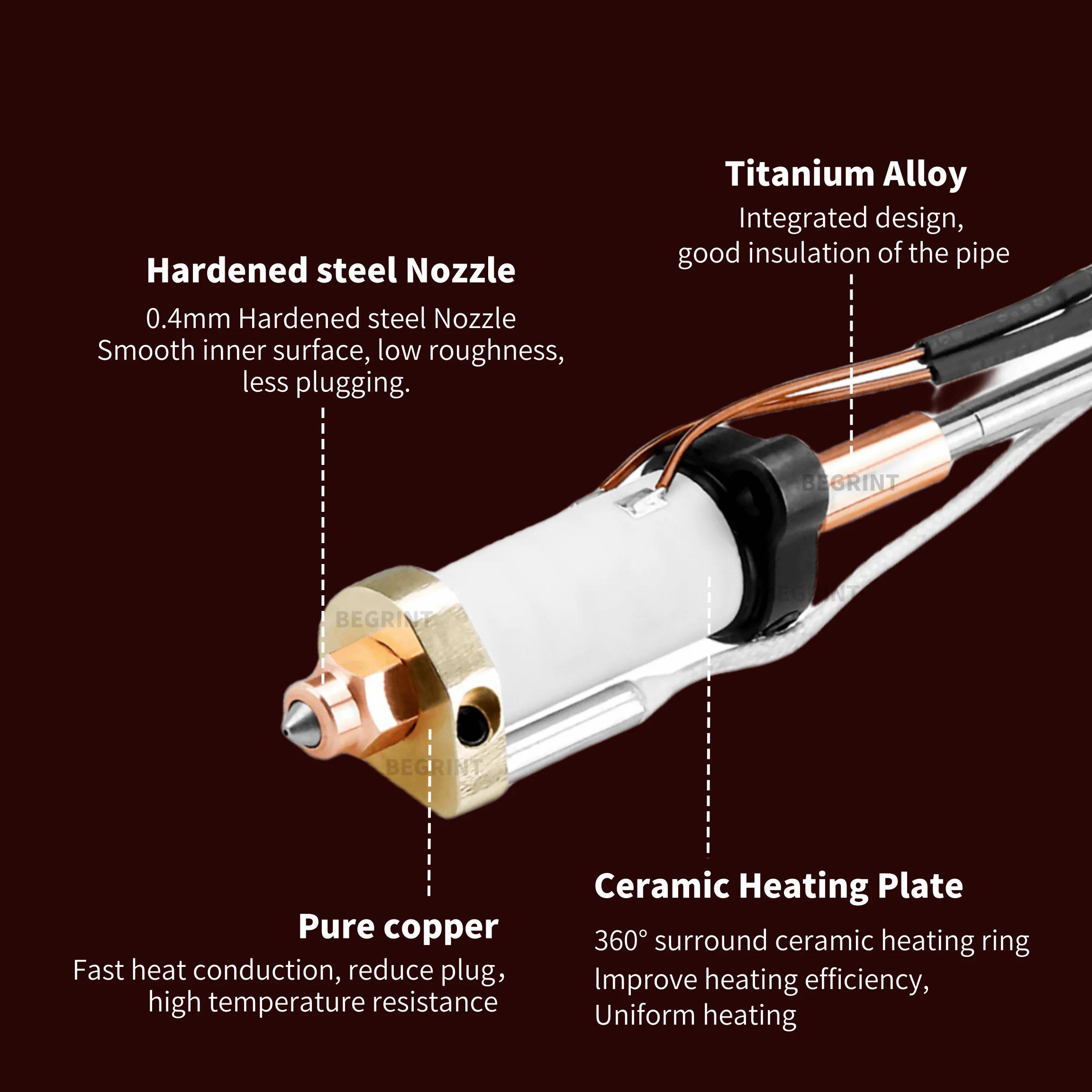 High Temp Ceramic Heater Hoten - Ceramic Heat Emitter avis et prix