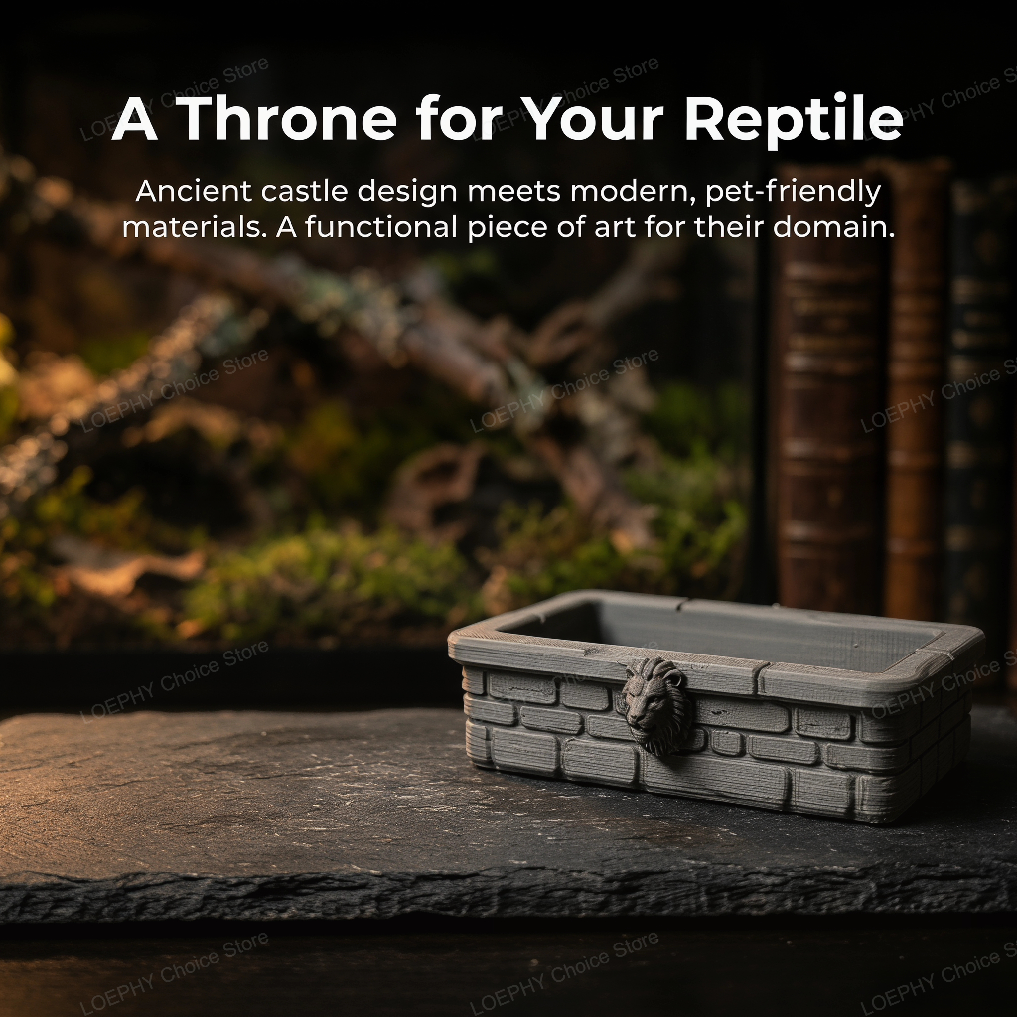Reptile Water Bowl 3D Printed  - Water Dish Reptile avis et prix