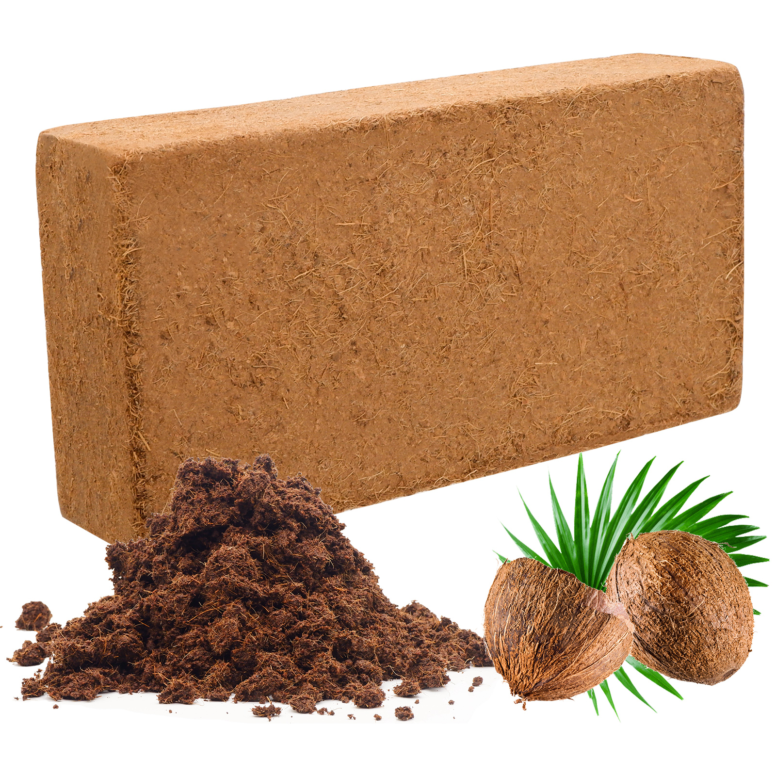 1 Pack Premium Coco Coir Brick - Substrate Coconut Fiber avis et prix