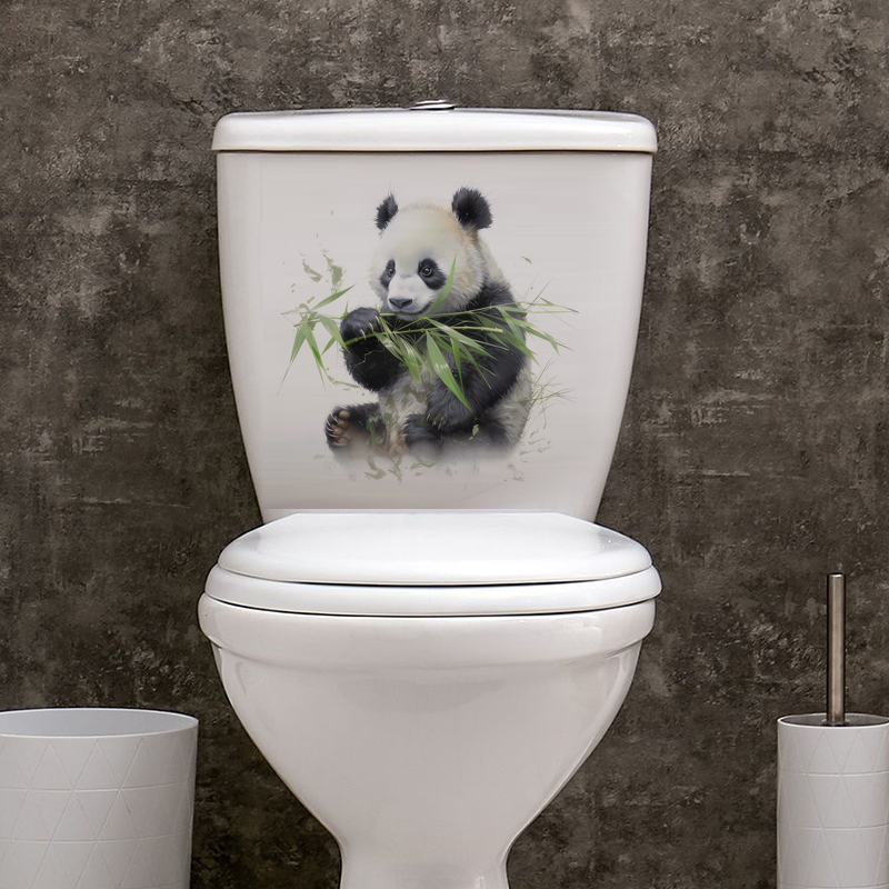 C76# Watercolor panda wall sti - Pvc Panel Background avis et prix