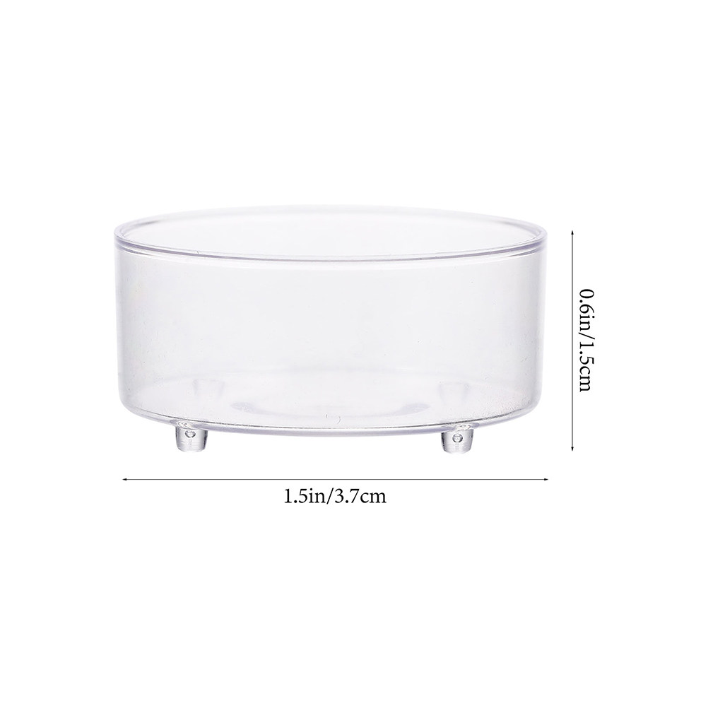 10Pcs Acrylic Reptile Food Dis - Water Dish Reptile avis et prix