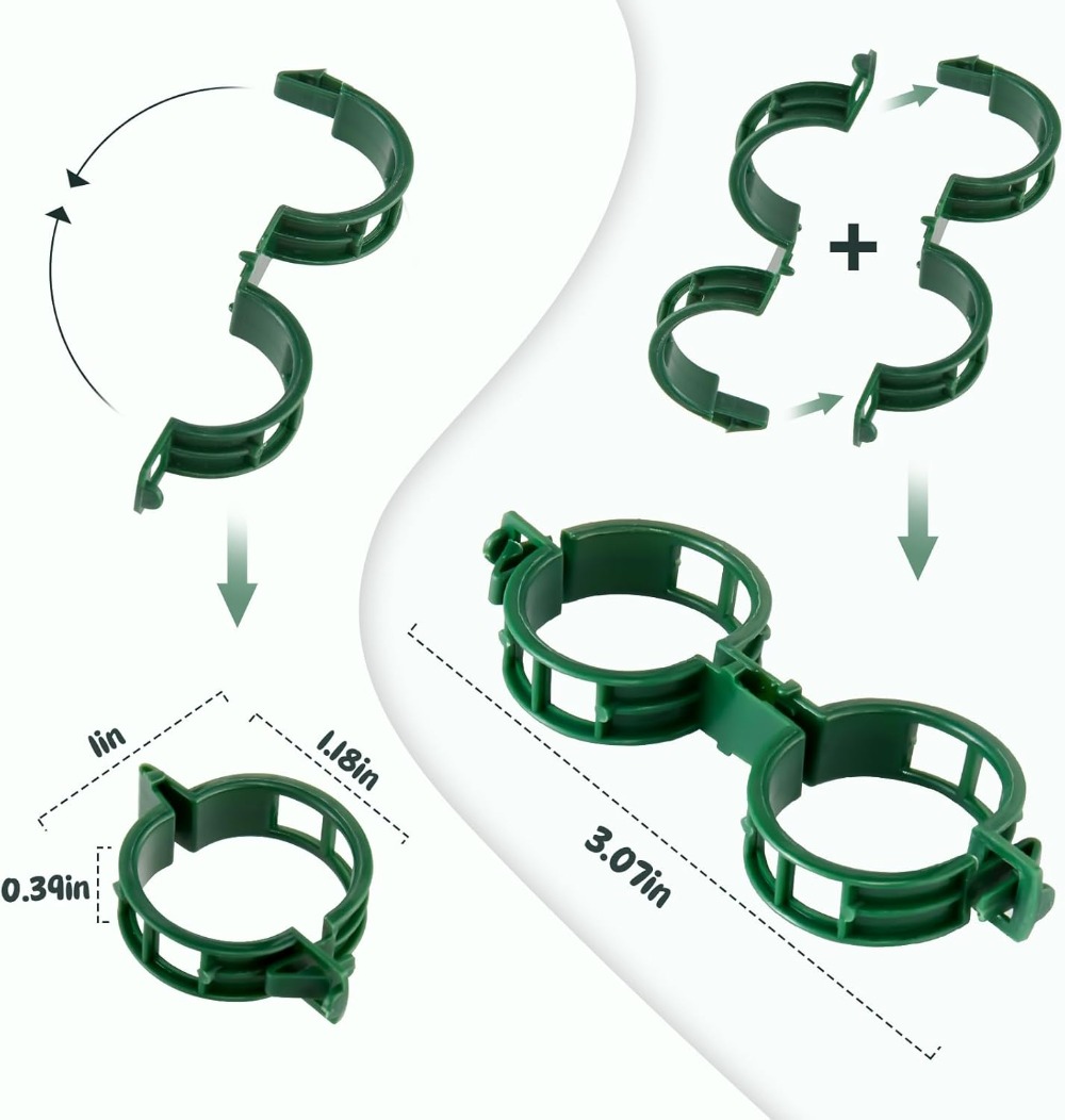 100 Pcs Plant Support Clips fo - Vine Climbing Plastic avis et prix