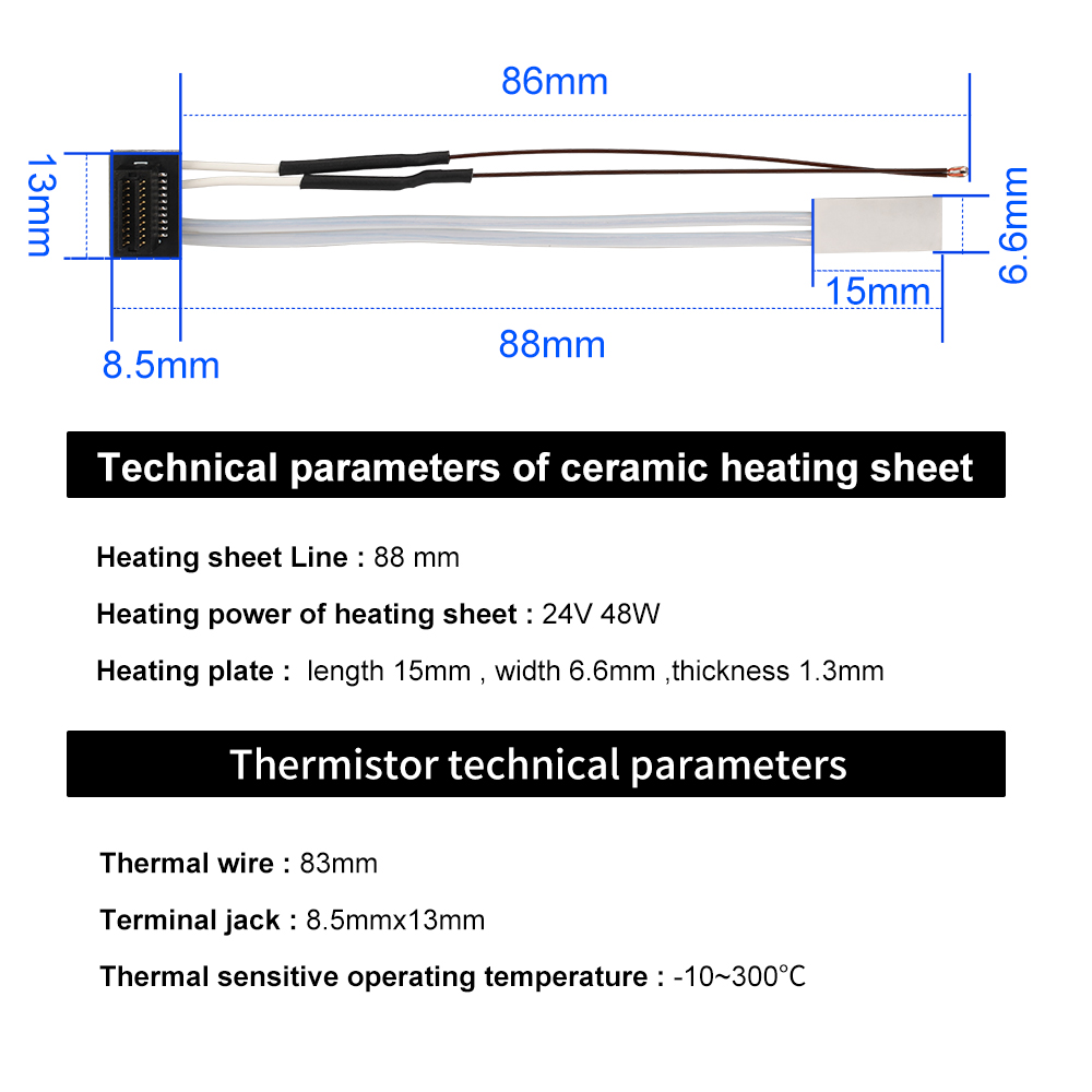 For Bambu Lab Hotend V2.0 V3.0 - Ceramic Heat Emitter avis et prix