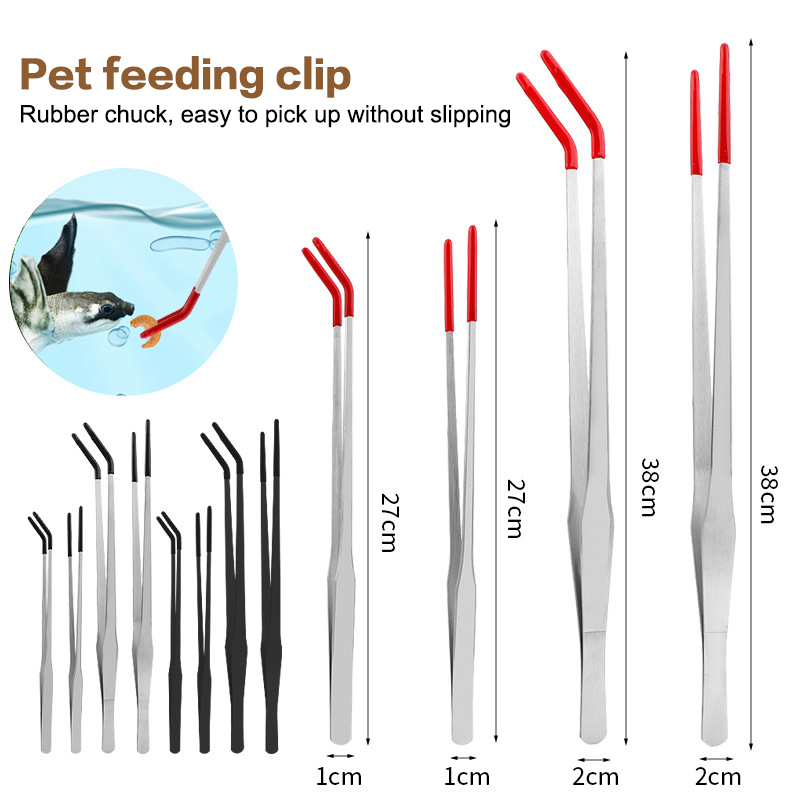 Reptile Feeding Tongs with Rub - Feeding Tong Stainless avis et prix