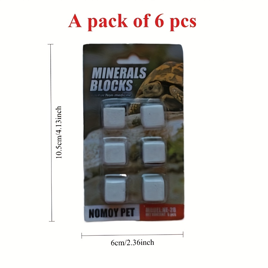 6 Pcs Fish Tank Calcium Block  - Calcium Powder Reptile avis et prix