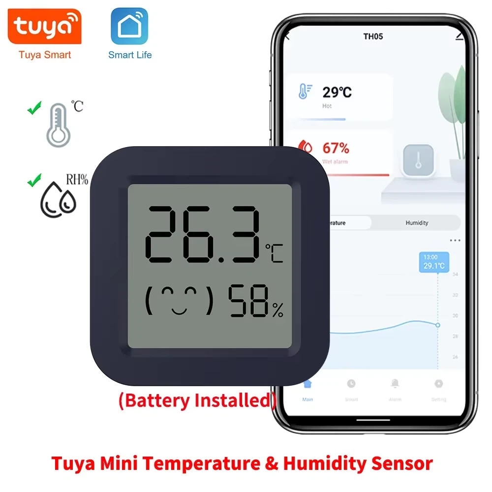 BT Temperature Humidity Sensor - Digital Hygrometer Probe avis et prix