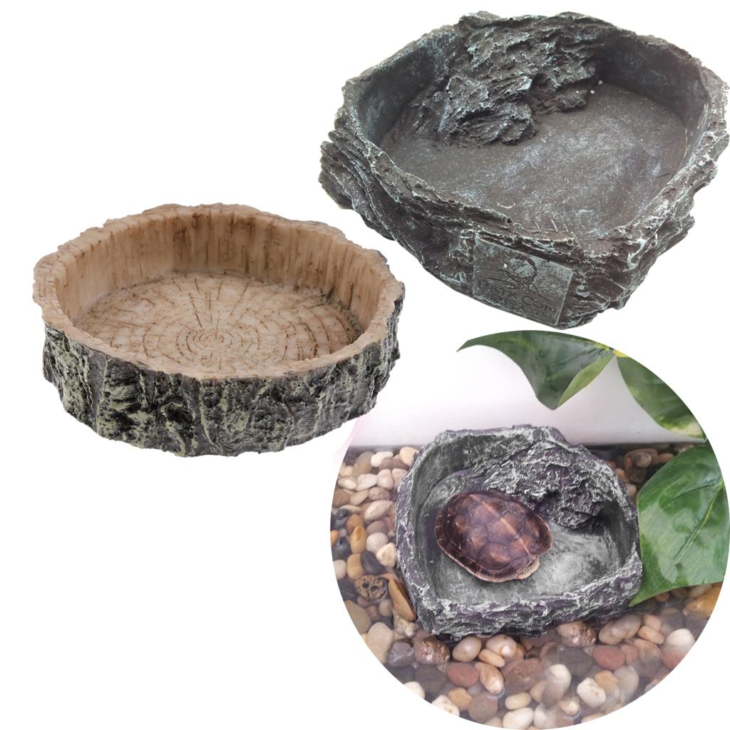 Resin Reptile Water Bowl Corne - Water Dish Reptile avis et prix