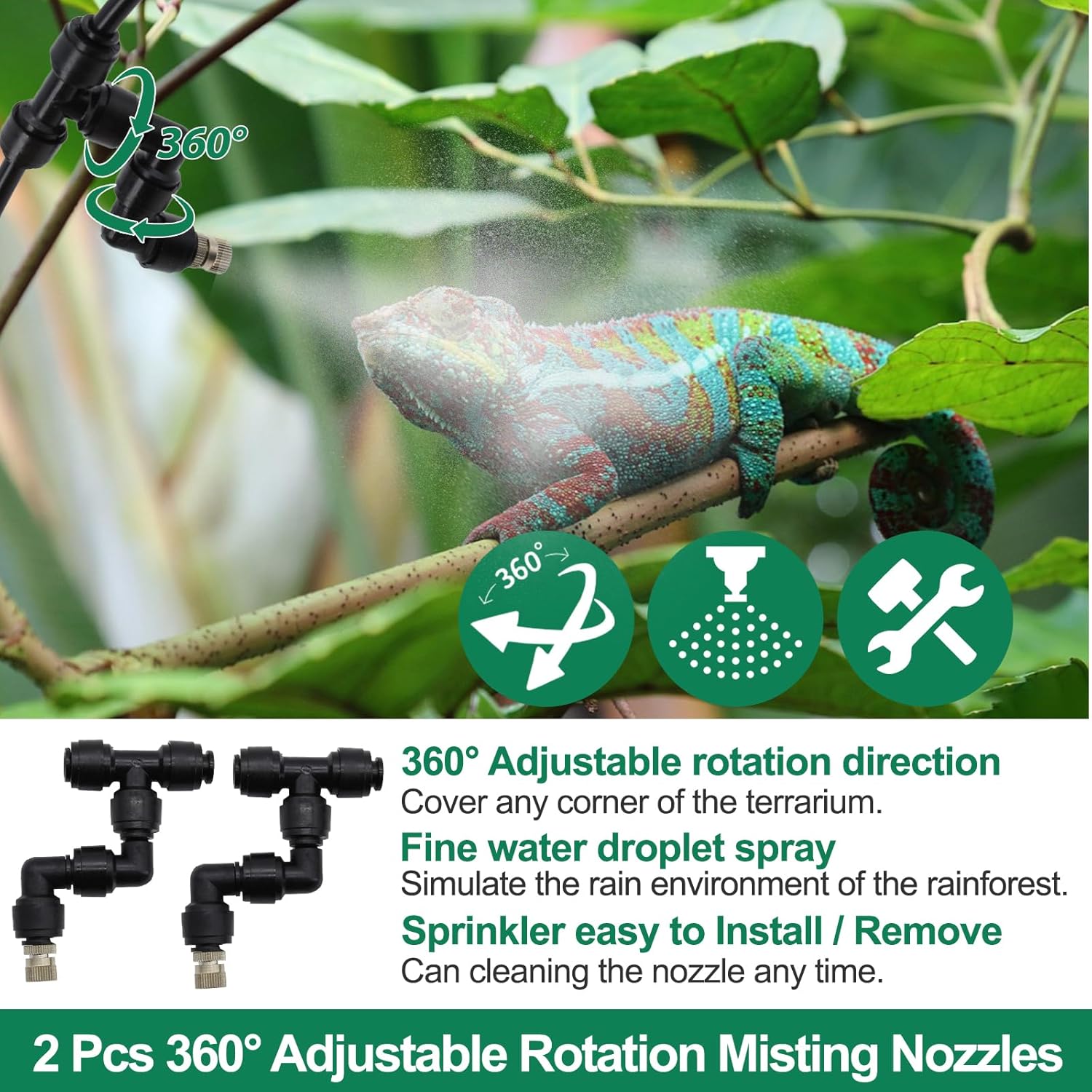 Reptile Humidifiers Smart Mist - Misting Nozzle Reptile avis et prix