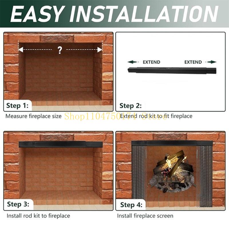 Durable Metal Rod Set Convenie - Screen Top Mesh avis et prix