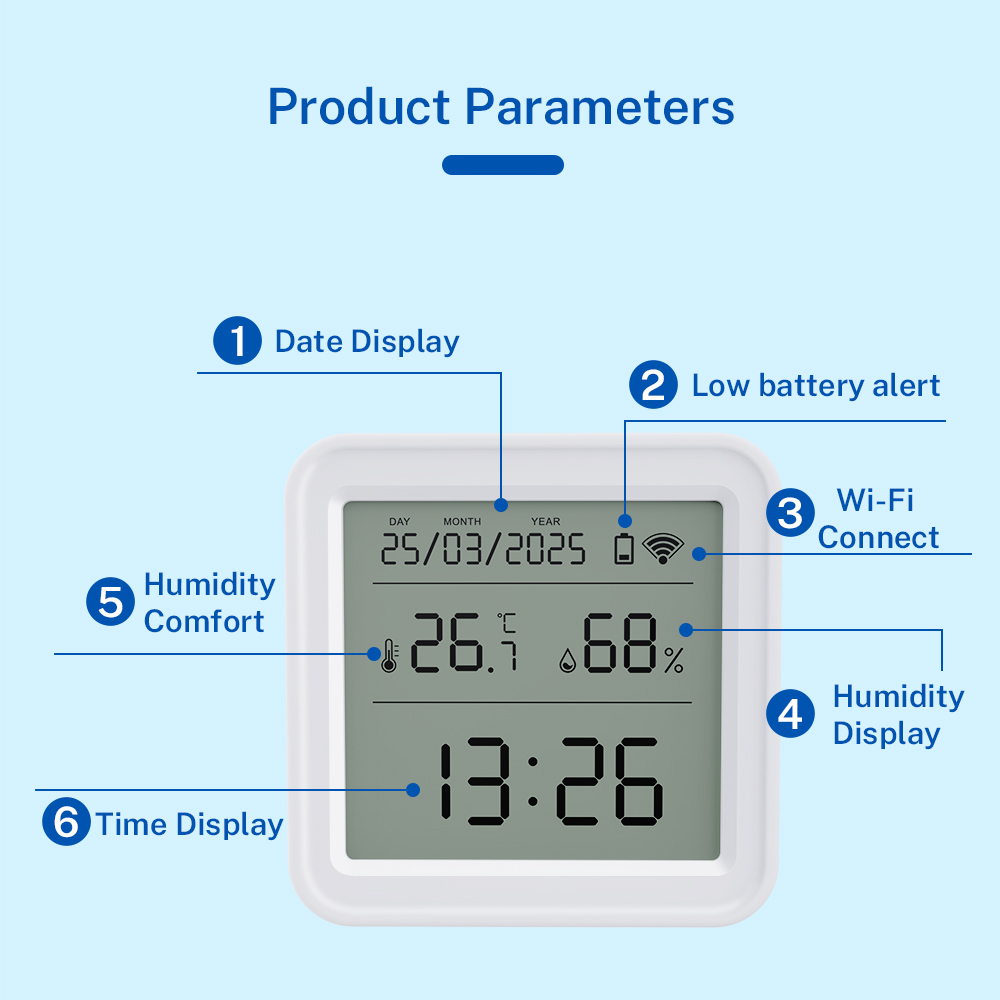 Tuya WIFI Temperature Humidity - Digital Hygrometer Probe avis et prix