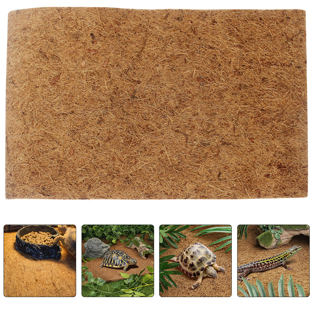 Reptile Terrarium Carpet Natur - Substrate Coconut Fiber avis et prix